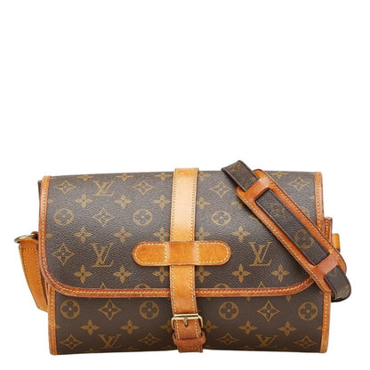 Louis Vuitton Monogram Marne Shoulder Bag M51369 Brown Leather