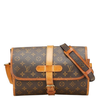 Louis Vuitton Monogram Marne Shoulder Bag M51369 Brown Leather
