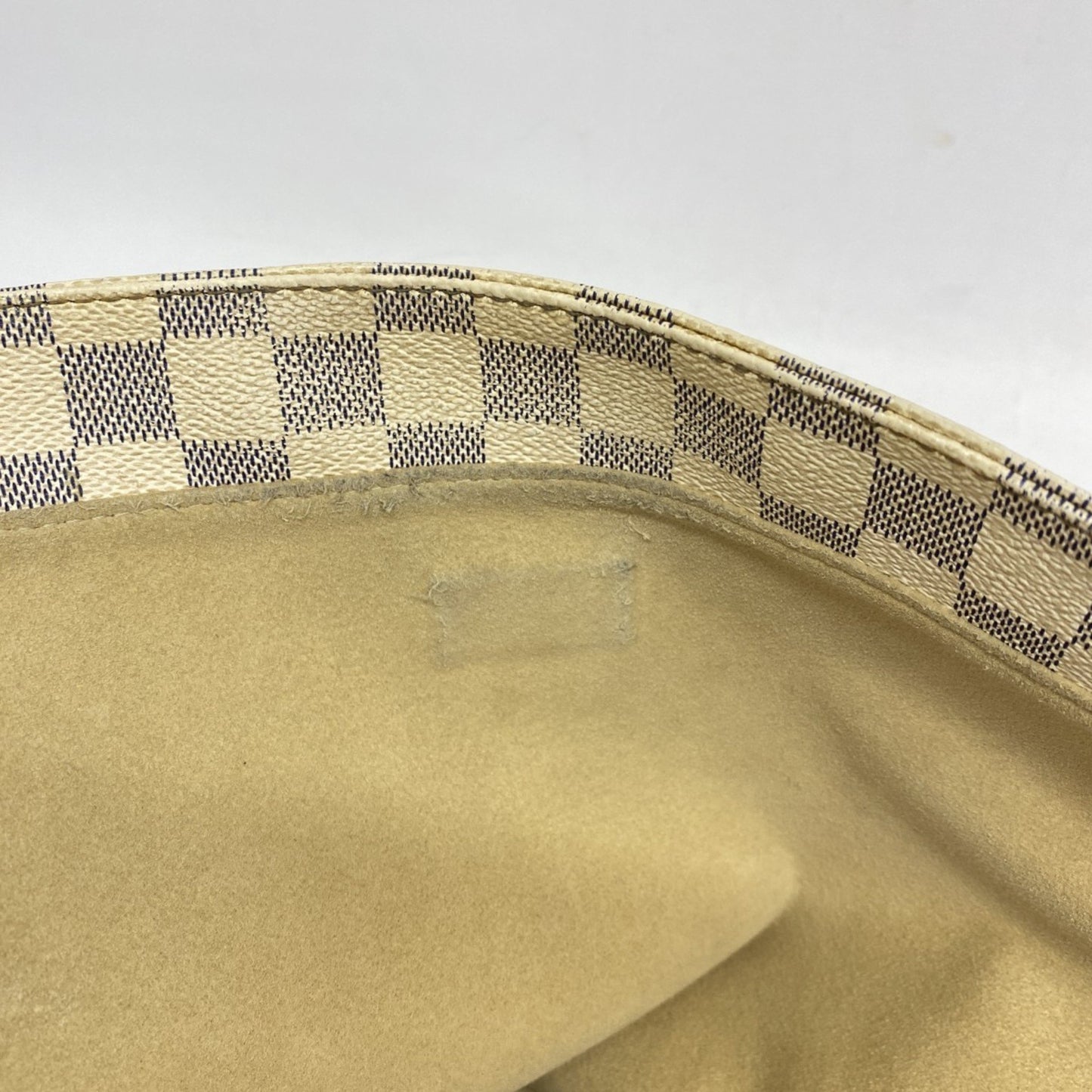 Louis Vuitton Damier Azur Salina Pm Tote Bag N41208 White