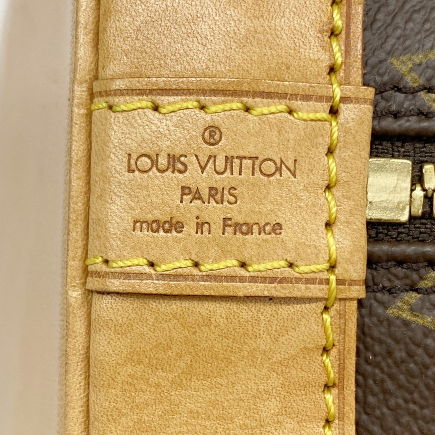 Louis Vuitton Monogram Alma Handbag M51130 Brown