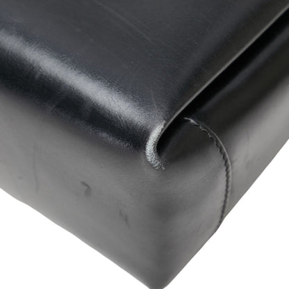 Gucci Old Shoulder Bag Black Leather