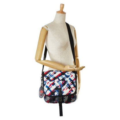 Chanel Airline Crossbody Shoulder Bag A93385 White Multicolor Nylon