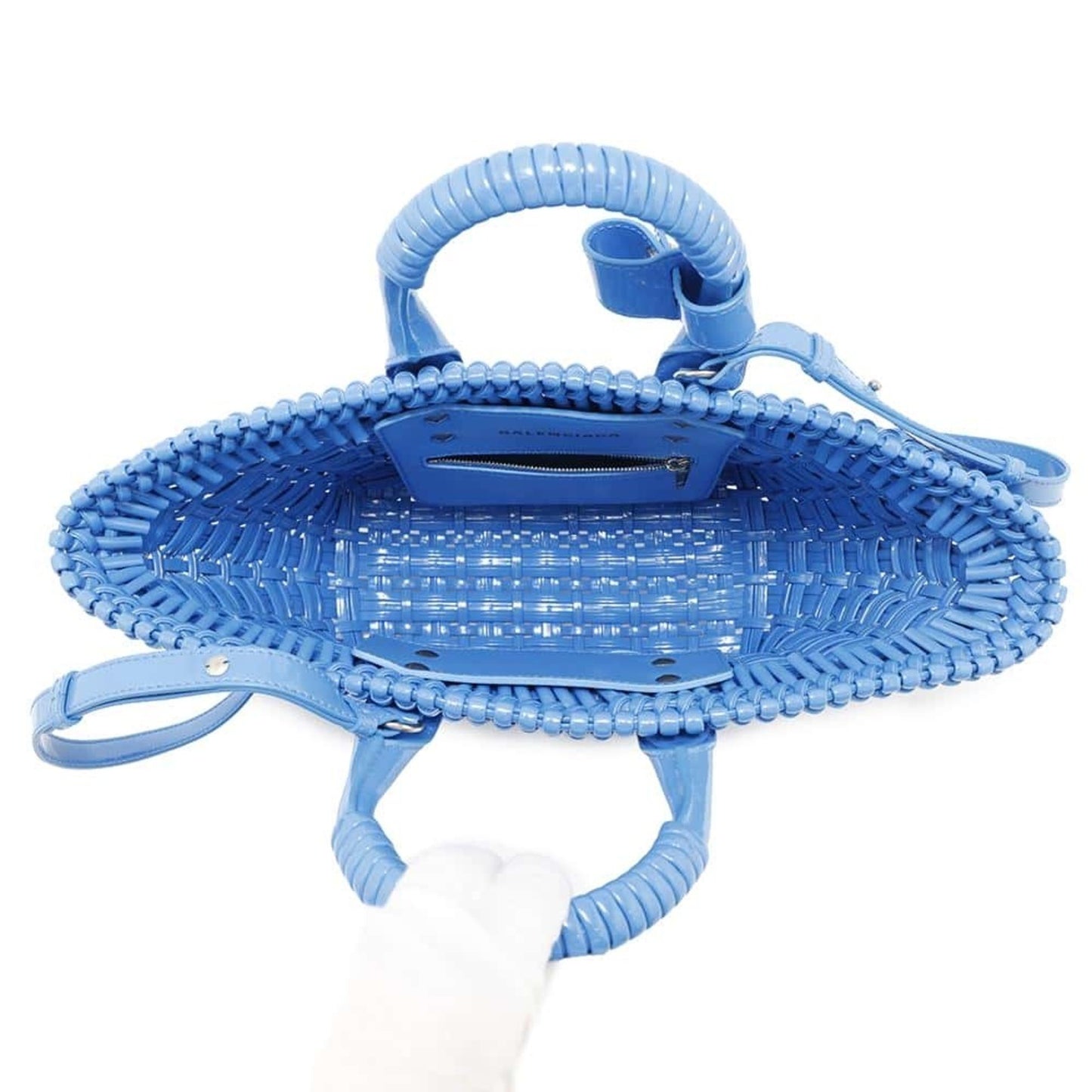 Balenciaga Handbag Bistro Xs Patent Leather 671342 Balenciaga 2Way Shoulder Bag Basket