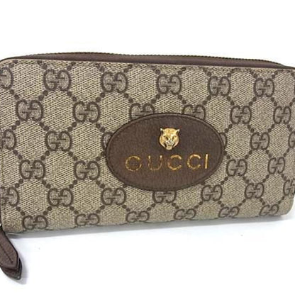 Gucci Neo Zip-Around Wallet 473953 In Beige