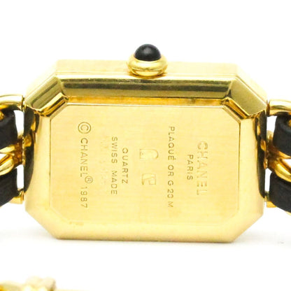 Chanel Premiere Size L Gold Plated Quartz