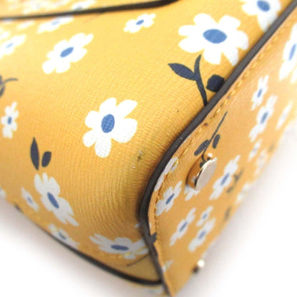 Kate Spade Darcy Fleurette Toss Small Bucket Floral Pattern 2Way Shoulder Bag Handbag Yellow