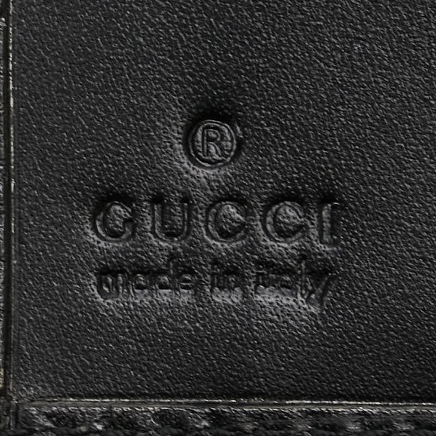 Gucci G Logo Long Wallet 035 2067 2098 Black Leather