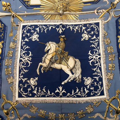 Herms Carr 90 Lvdovicvs Magnvs Louis Xiv On A White Horse Scarf