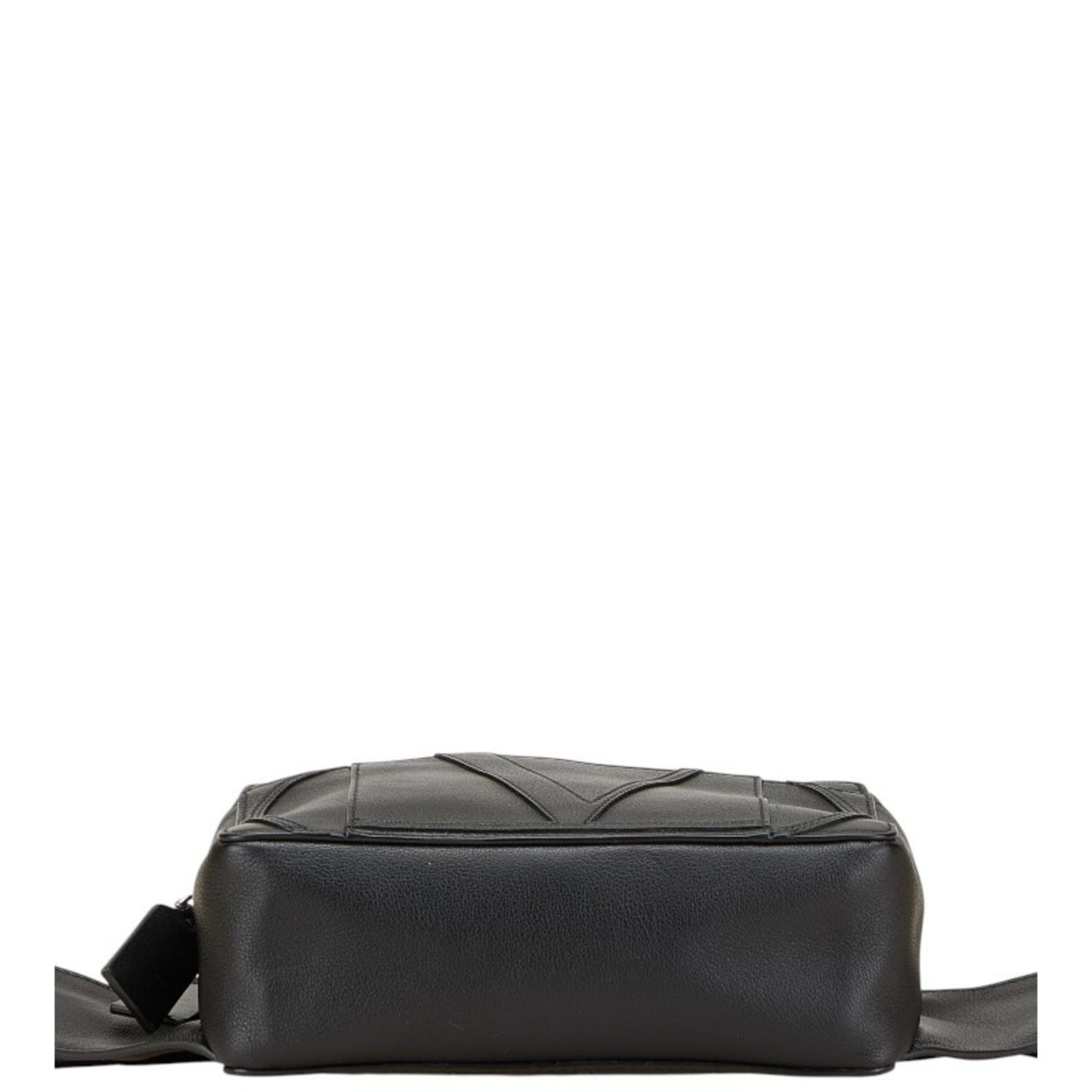 Valentino V Logo Body Bag/Waist Bag In Black Leather