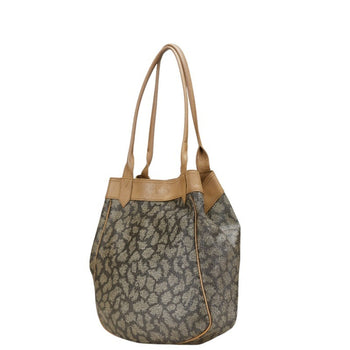 Saint Laurent Ysl Logo Zebra Tote Bag