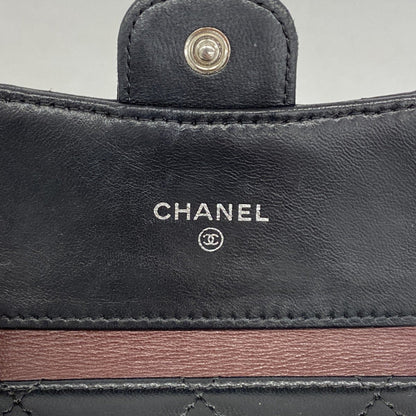 Chanel Matelasse Tri-Fold Wallet In Lambskin