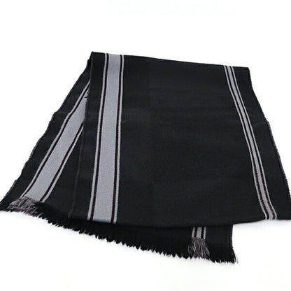 Louis Vuitton Echarpe Messager Damier Geant Scarf Dark Grey 100% Wool M72685
