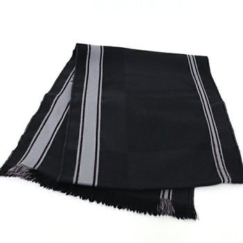 Louis Vuitton Echarpe Messager Damier Geant Scarf Dark Grey 100% Wool M72685