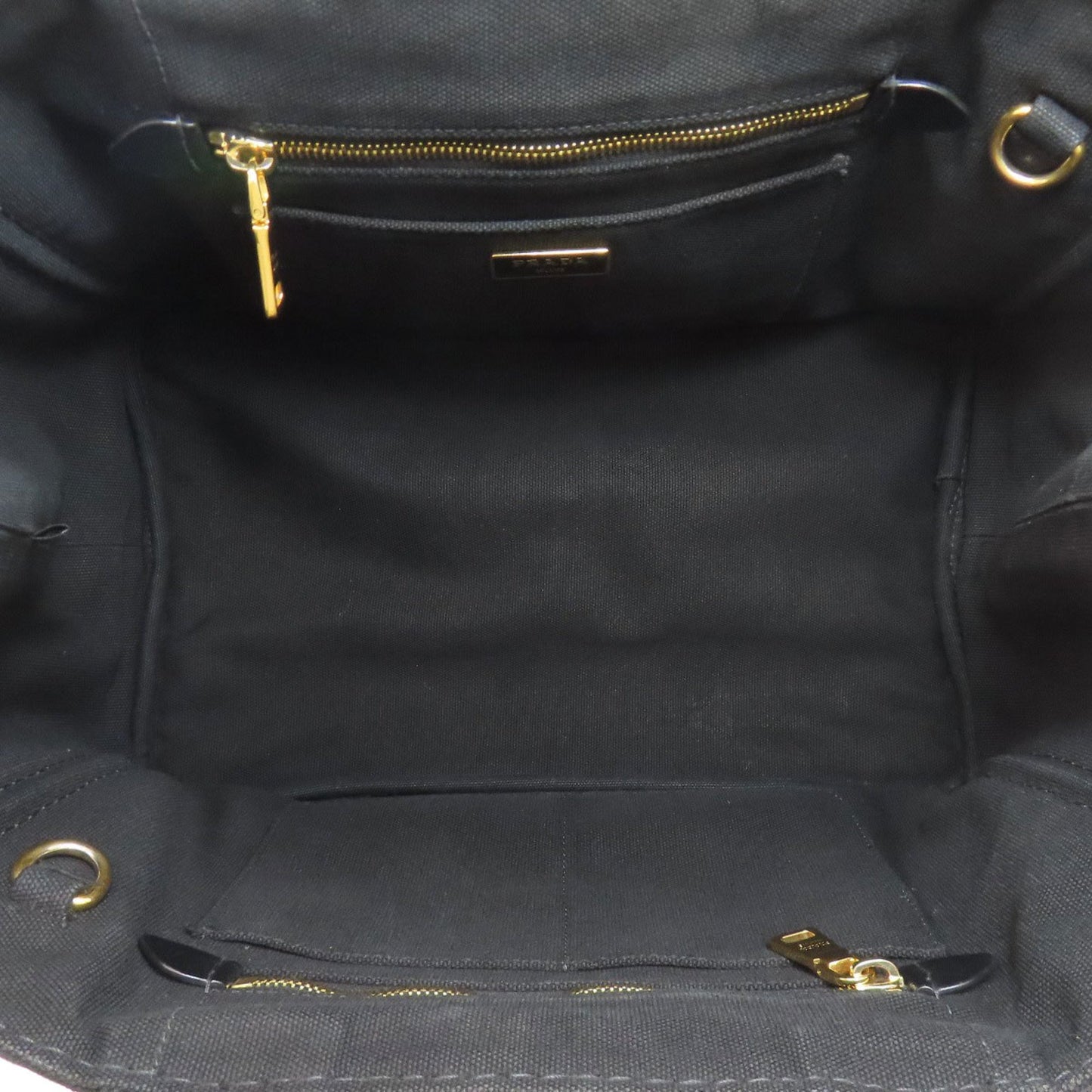 Prada Canapa 2-Way Handbag Canvas