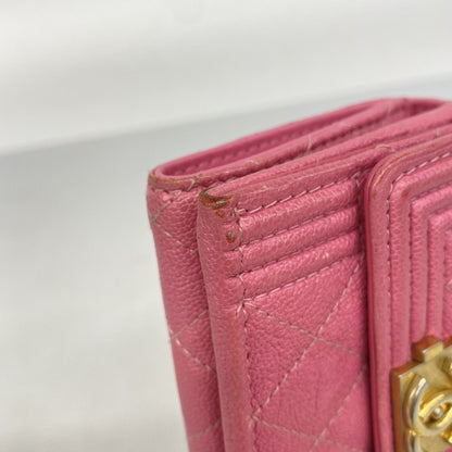 Chanel Boy Tri-Fold Wallet