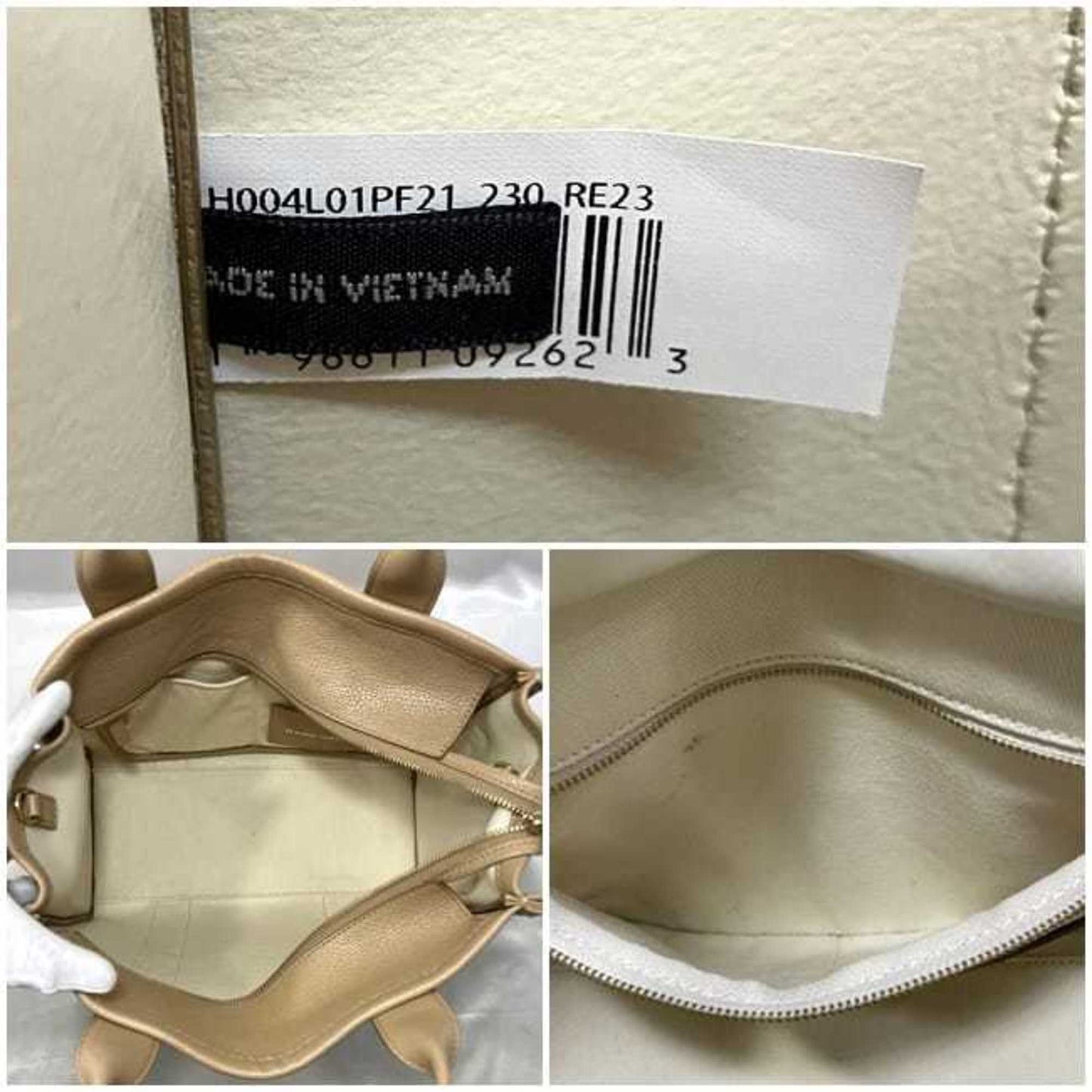 Marc Jacobs 2-Way Bag The Tote Ec-23445 Beige H004L01Pf21 Leather Tote Shoulder Crossbody