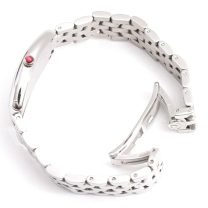 Franck Muller Women'S Tonneau Curvex Battery-Operated Watch With Pink Guilloche Design