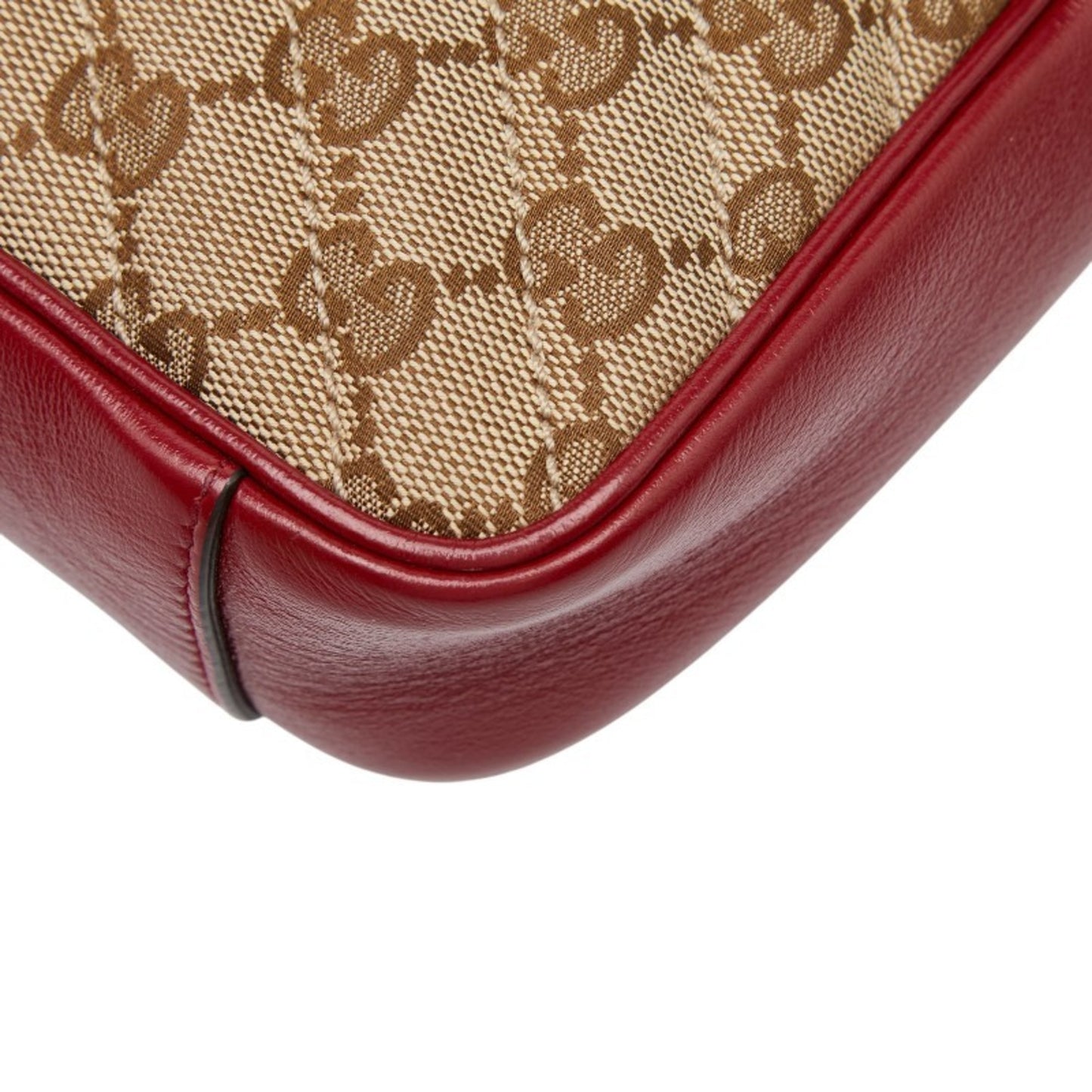 Gucci Gg Marmont Quilted Chain Shoulder Bag 446744 Beige