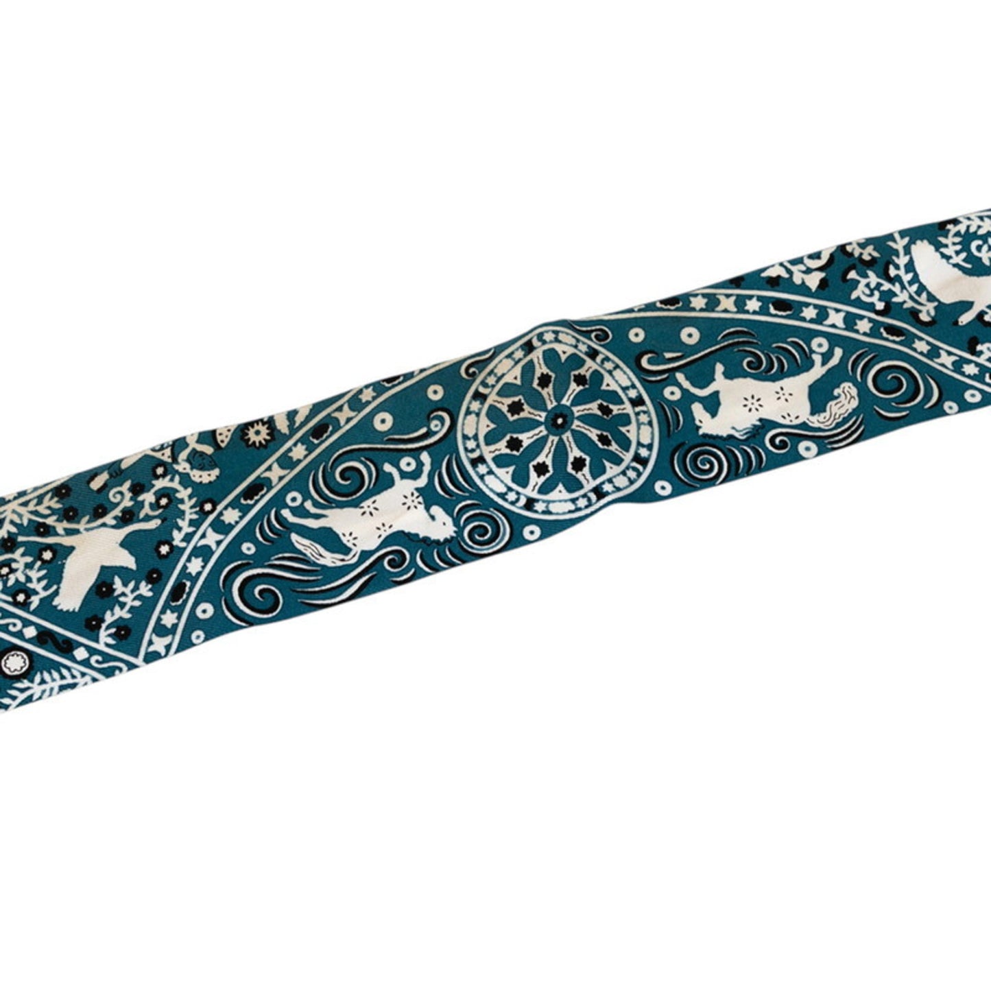 Hermes Herms Twilly Peuple Du Vent Scarf