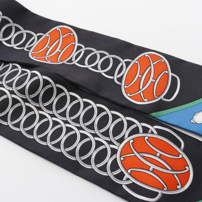Hermes Herms Twilly Lift Profile Silk Scarf