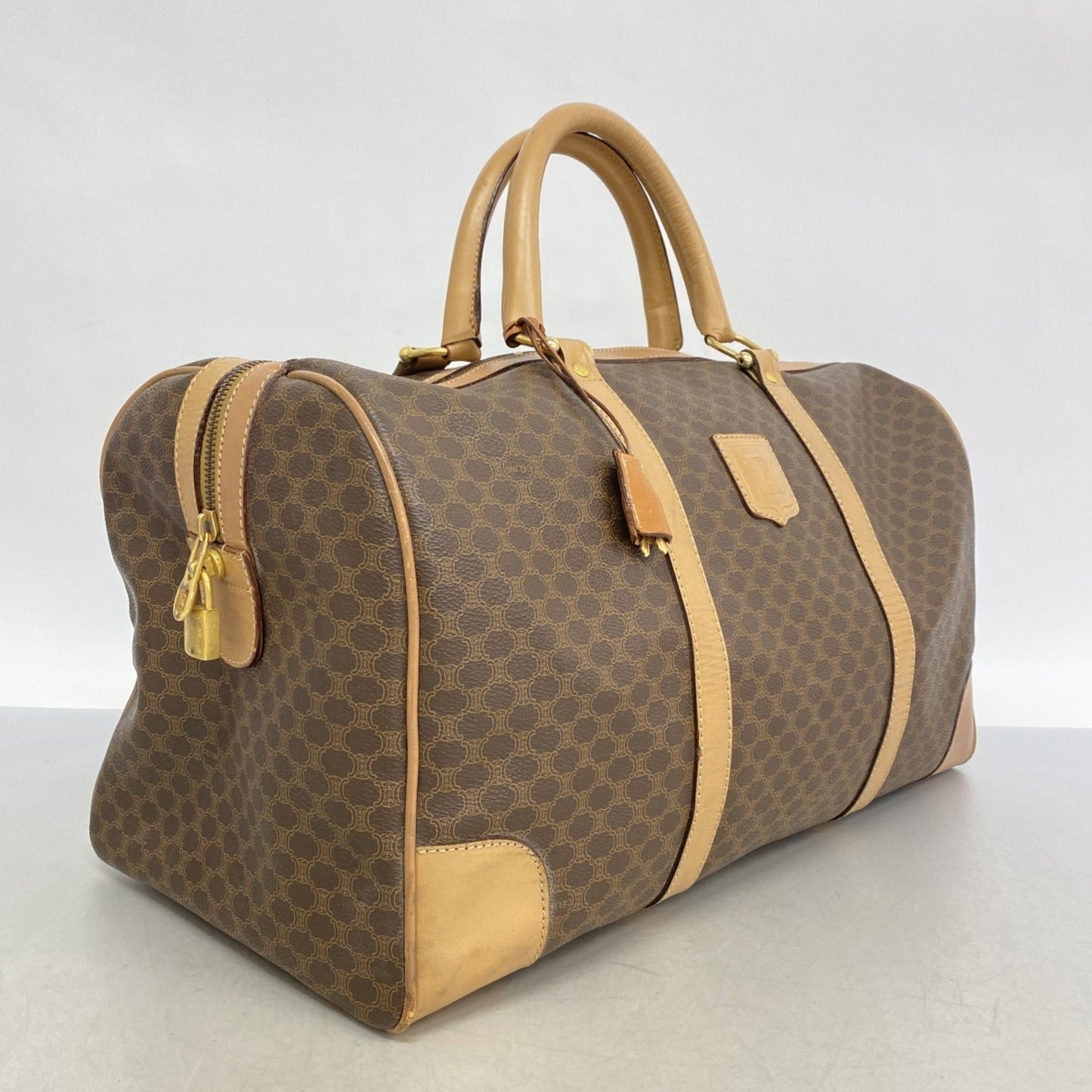 Celine Boston Bag Macadam Brown