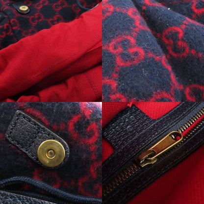 Gucci 598184 Gg Wool Backpack/Daypack