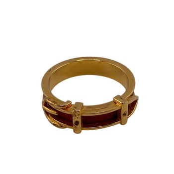 Hermes Hermes Santur Scarf Ring Belt Motif Orange