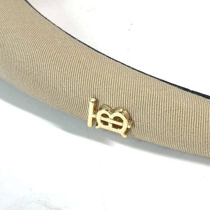 Burberry Burberry Checked Pattern On The Inside Tb Hair Headband Hairband Canvas