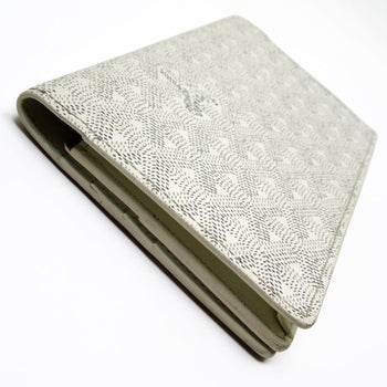 Goyard Bi-Fold Long Wallet Leather White