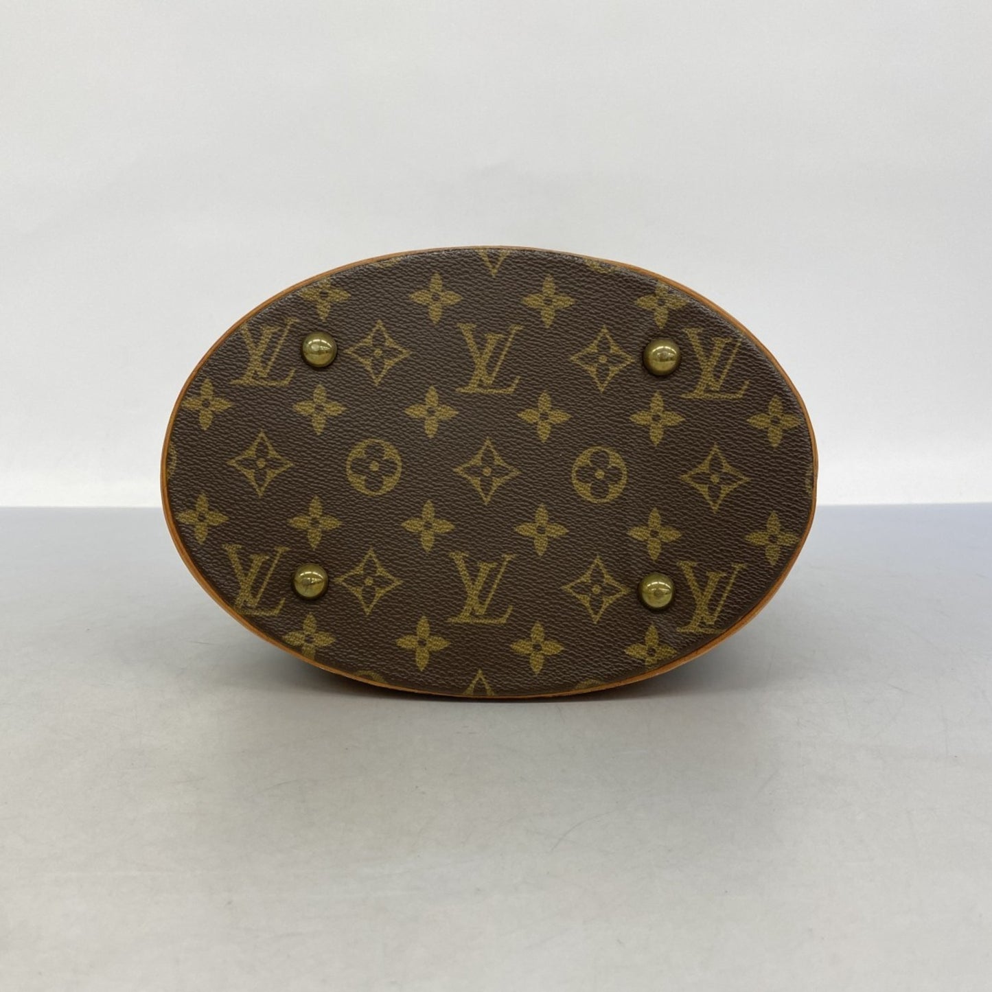 Louis Vuitton Monogram Bucket Pm Tote Bag M42238 Brown