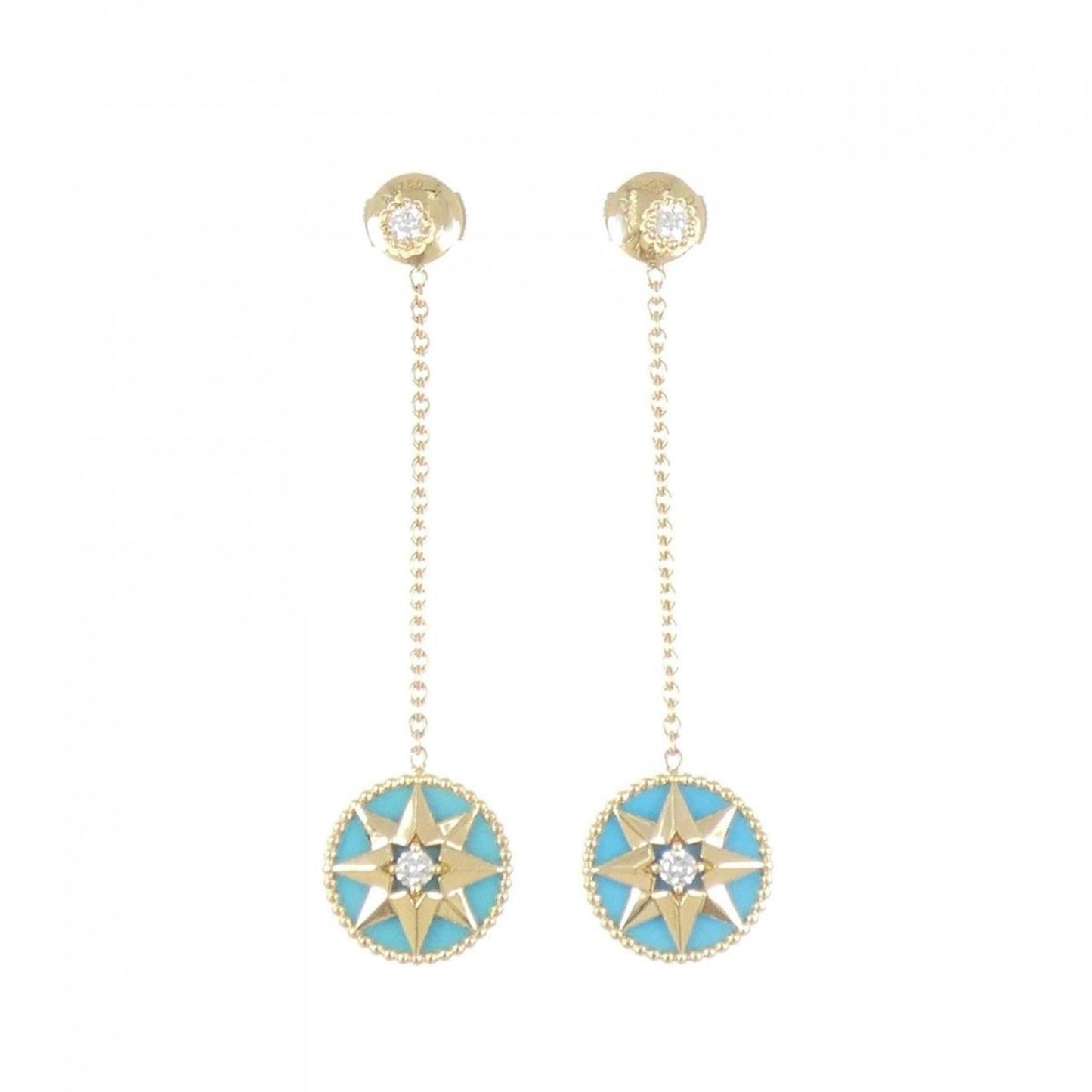 Christian Dior Rose Des Vents Earrings