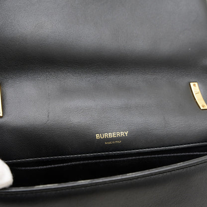 Burberry Small Quilted Shoulder Bag Lambskin Black 8021492 Bp