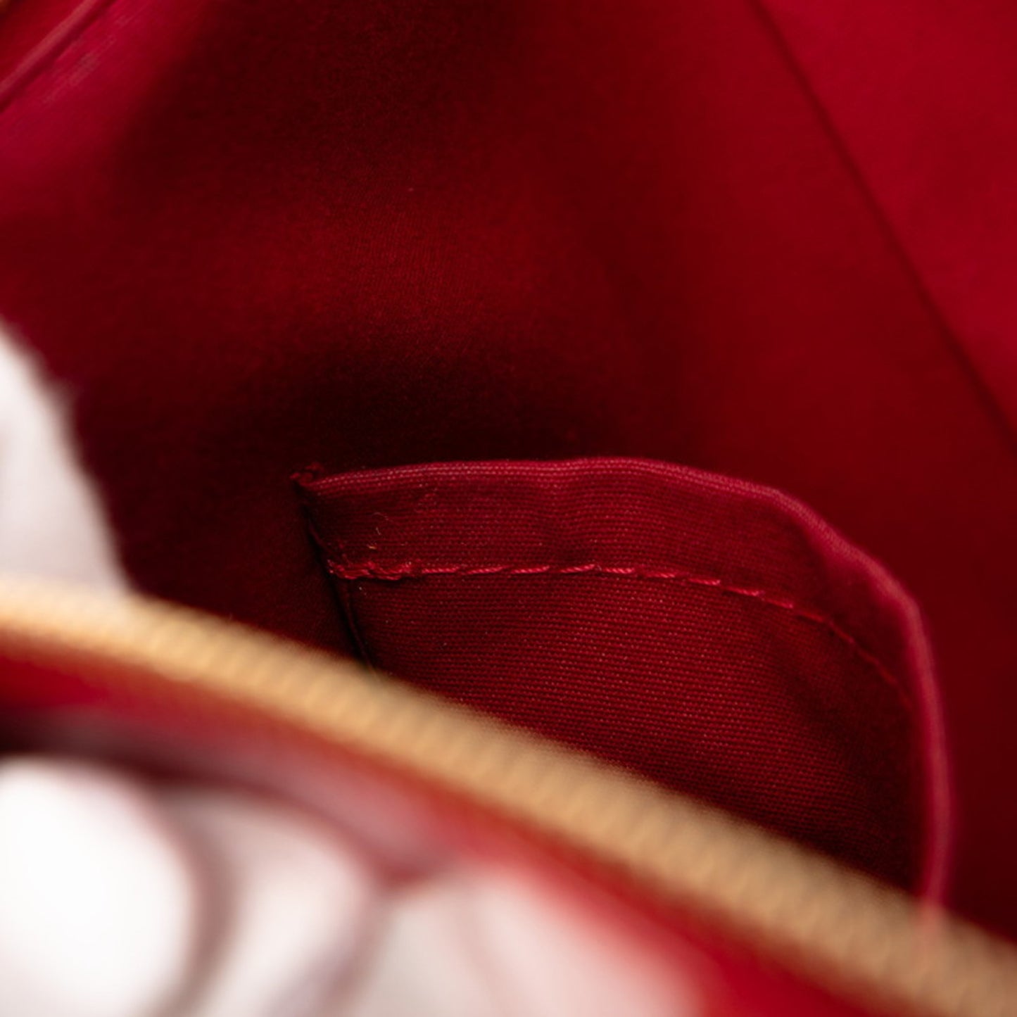 Louis Vuitton Monogram Vernis Bellevue Pm Handbag M93583 Pomme D'Amour Red Patent Leather