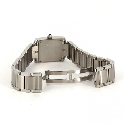Cartier Tank Franaise Sm W51008Q3 Stainless Steel Quartz Watch