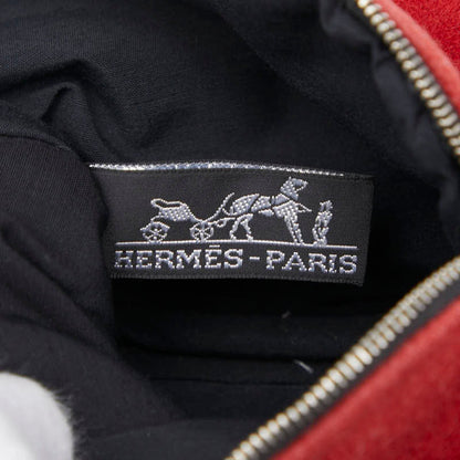 Hermes Bolide Pouch 20 Red Wool