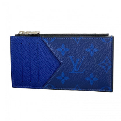 Louis Vuitton Taigarama Coin Card Holder M30270 Cobalt
