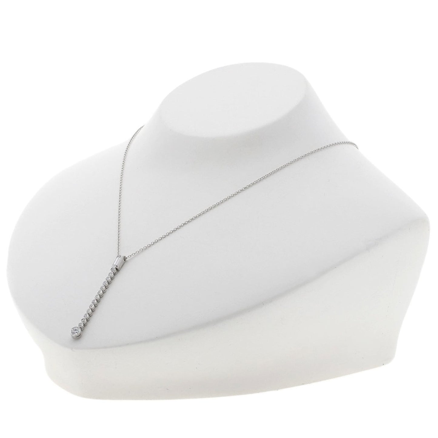 Tiffany & Co. Jazz Drop Diamond Necklace In Platinum Pt950