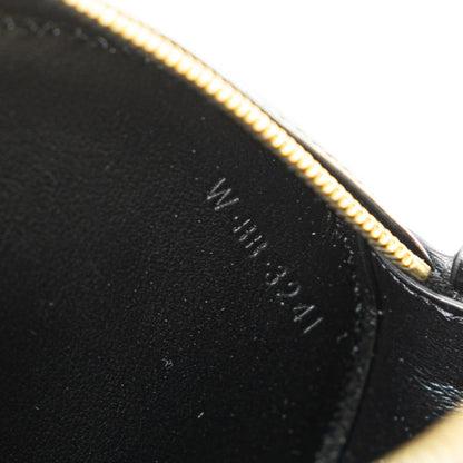 Celine Triomphe Shoulder Bag In Black Leather