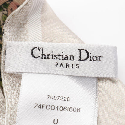 Christian Dior D-Floral Mitzah Silk Scarf For Women