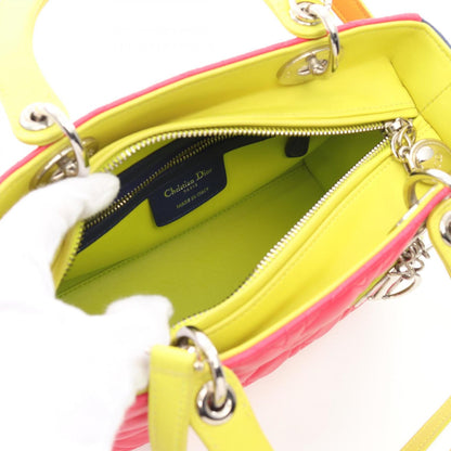 Christian Dior Dior Lady Dior Lady Cannage Handbag Leather