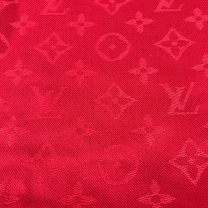 Louis Vuitton Louis Vuitton Monogram Stole Scarf Fringe Shawl Wool Silk