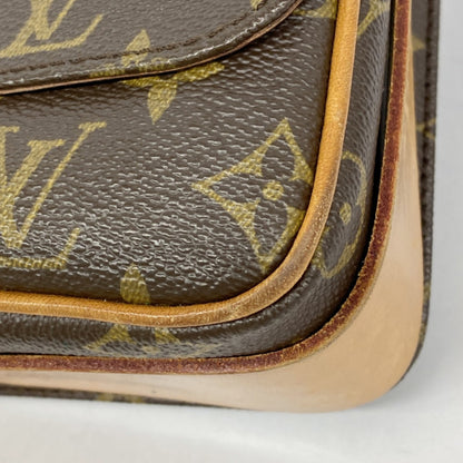 Louis Vuitton Monogram Cartouchiere Gm Shoulder Bag M51252 Brown
