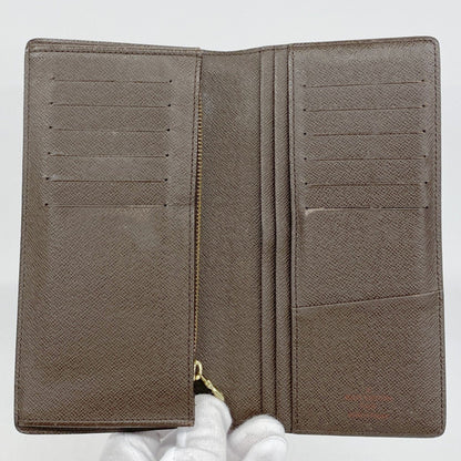 Louis Vuitton Damier Portefeuille Brazza Long Wallet N60017 Ebene