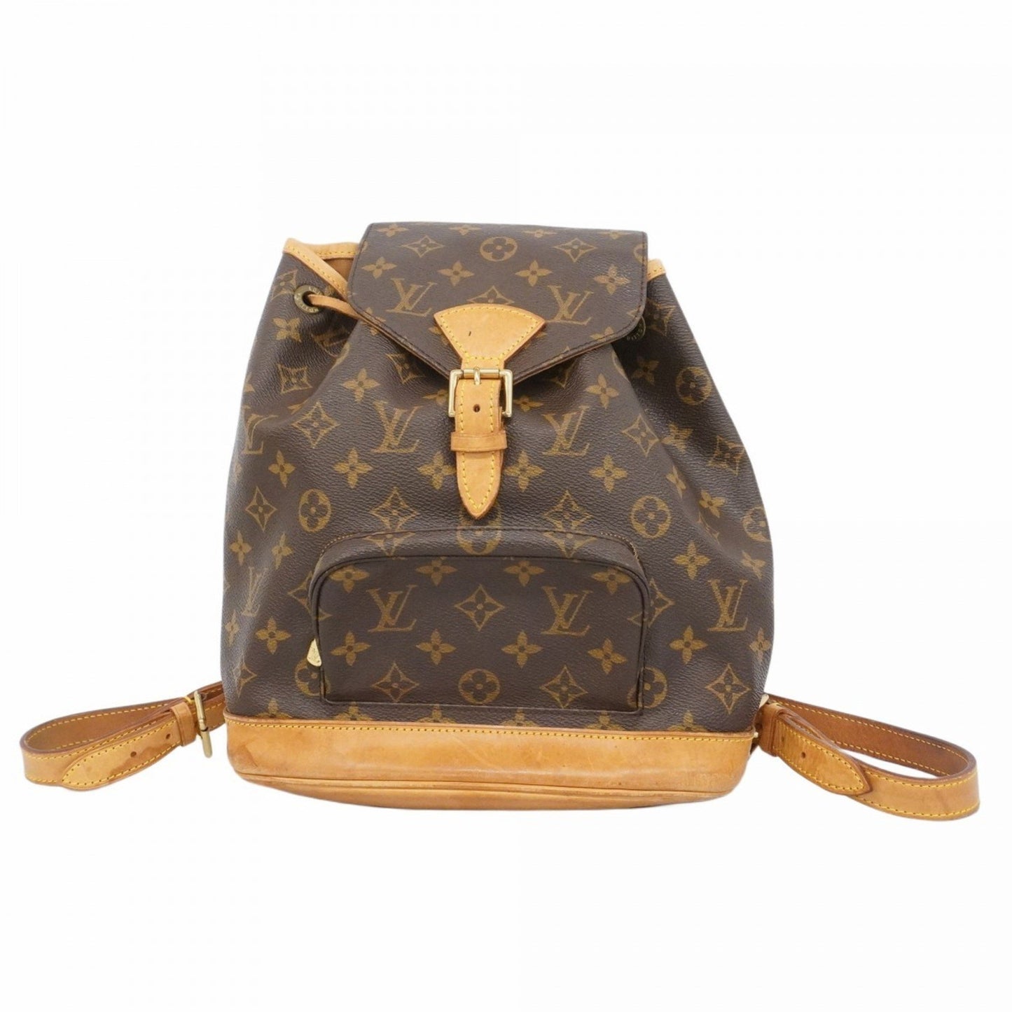 Louis Vuitton Monogram Montsouris Mm Backpack M51136 Brown