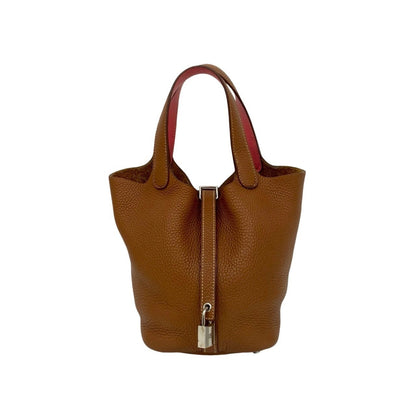 Hermes Herms Picotin Lock Pm Eclat Taurillon Clemence Swift Leather Handbag