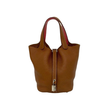 Hermes Herms Picotin Lock Pm Eclat Taurillon Clemence Swift Leather Handbag