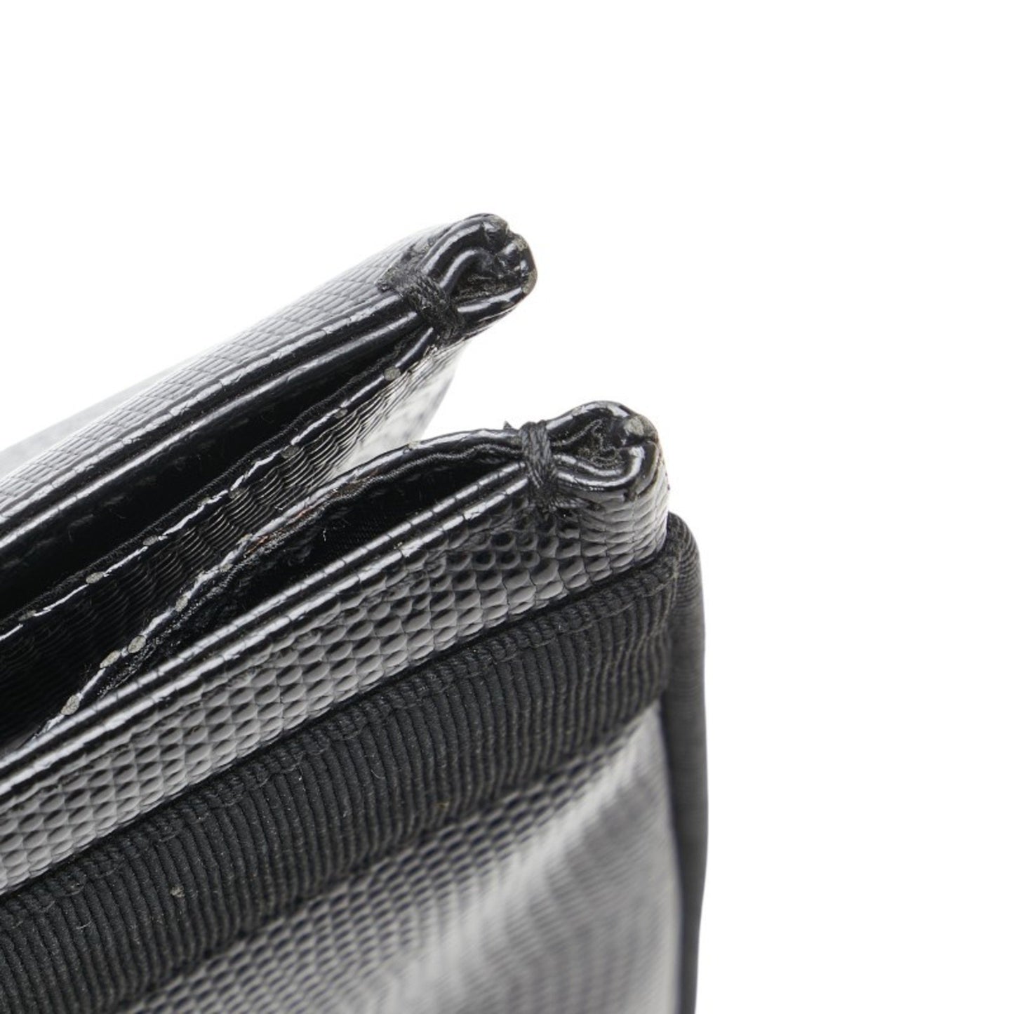 Salvatore Ferragamo Vara Ribbon Embossed Tote Bag/One-Shoulder Bag Au-21 25 30 Black Leather