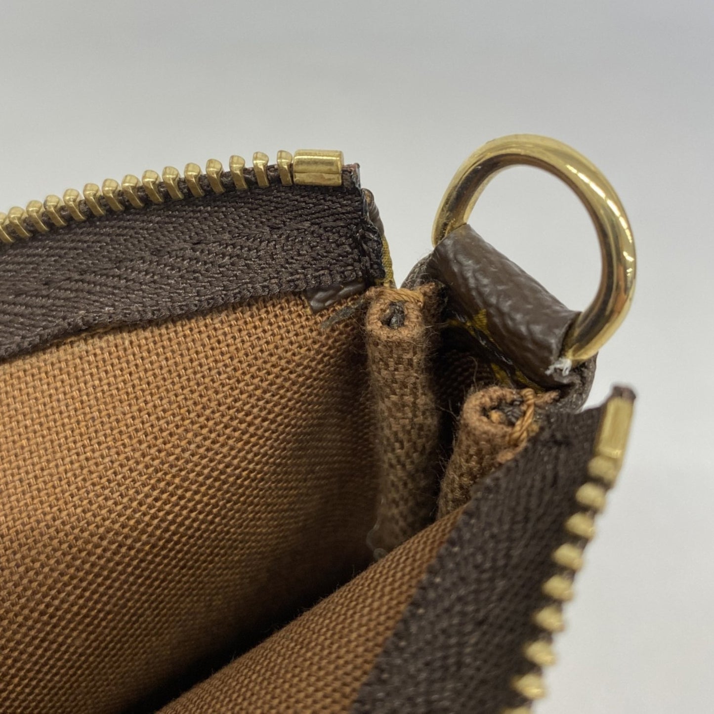 Louis Vuitton Monogram Pochette Accessoires M51980 Brown