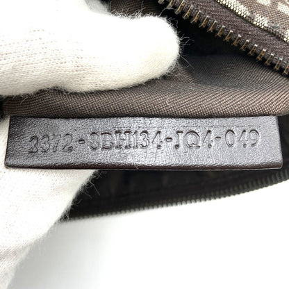Fendi Zucchino Handbag Tote Bag In Brown Canvas
