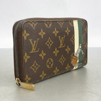 Louis Vuitton Monogram Gloom Zippy Organizer Long Wallet M60035 Brown Vert